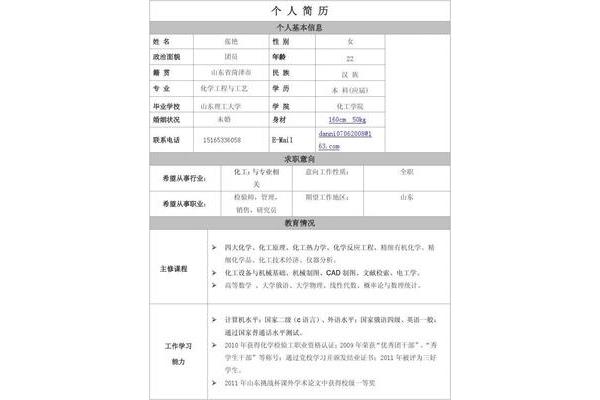 学历简历怎么写