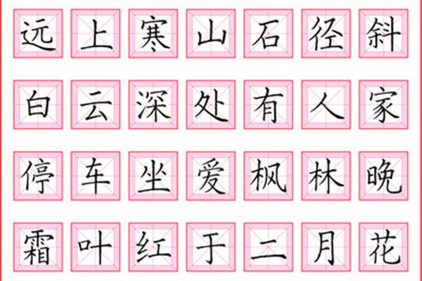 对汉字的认识