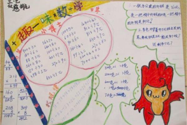 数学一年级手抄报