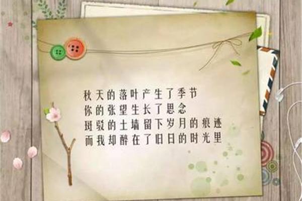 岁月的诗句