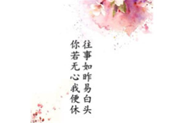 你若无心我便休