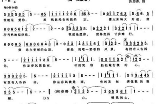 就是爱你歌词
