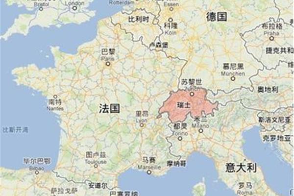 法国的地理位置