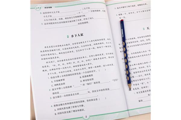 描写读书的句子