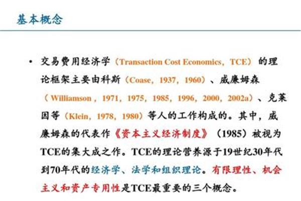 交易费用理论