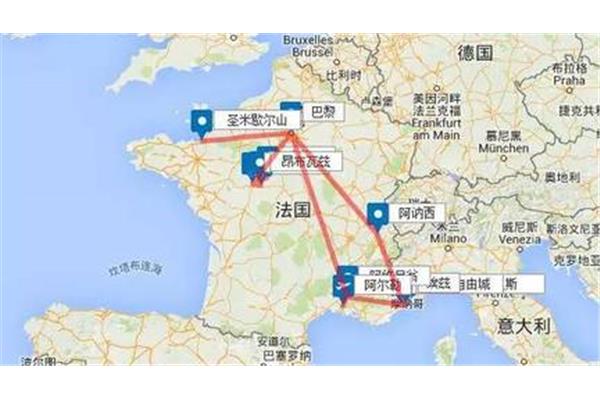 法国的地理位置