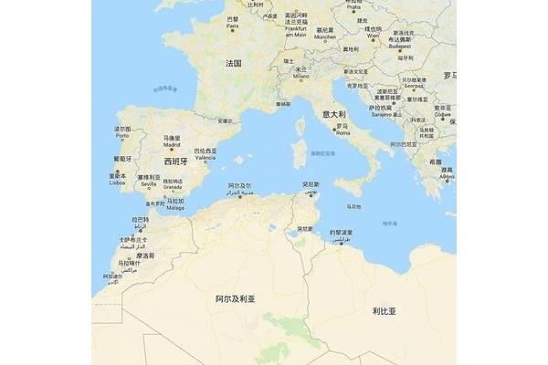法国的地理位置