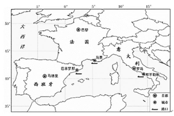 法国的地理位置