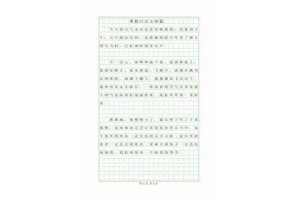 高中日记100字
