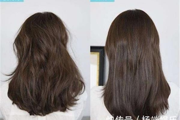 头发做柔顺