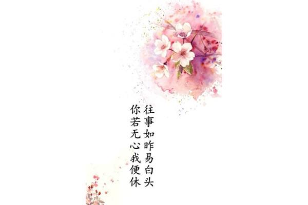 你若无心我便休