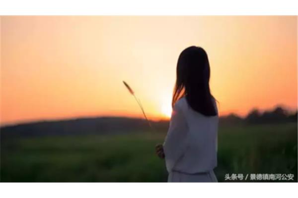 日落美景的诗句