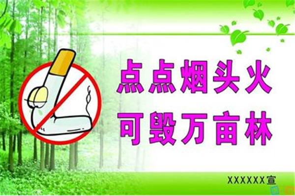 防火宣传标语