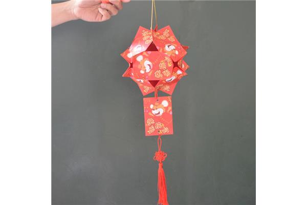 红包做灯笼手工