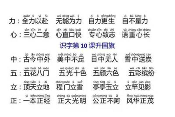 带生字的成语