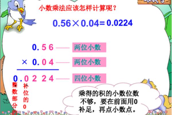小数乘法五年级
