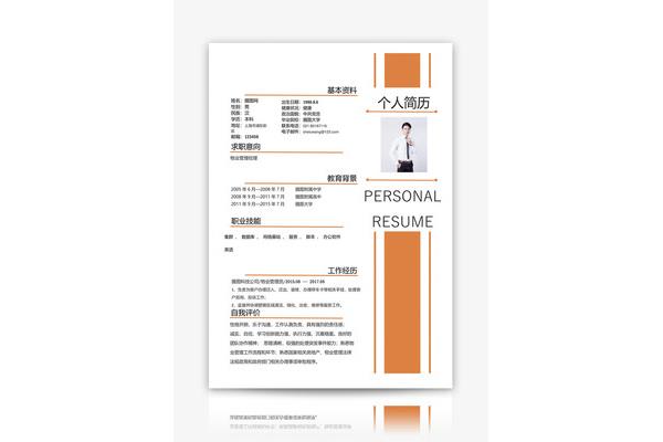 个人工作经历
