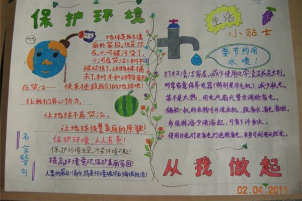 环保主题手抄报