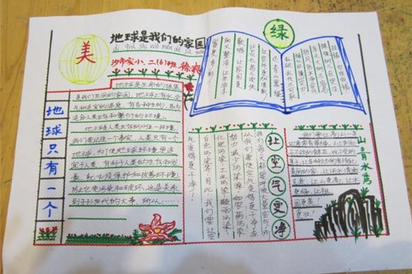 环保主题手抄报