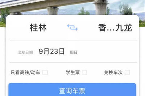 动车票查询