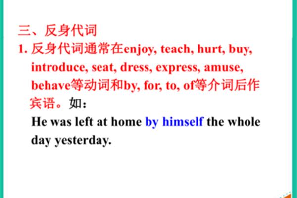 反身代词用法