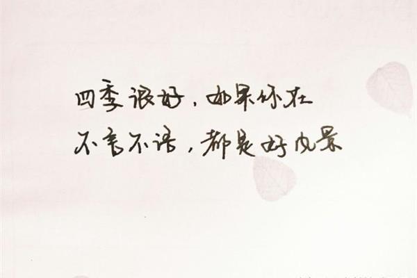 最简单的情话