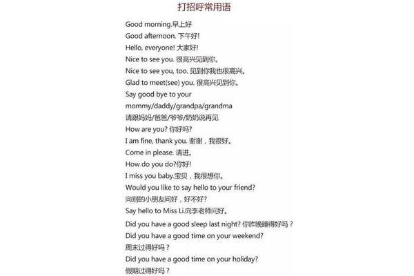口语的英文