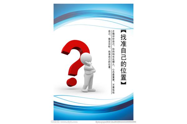 找准自己的位置