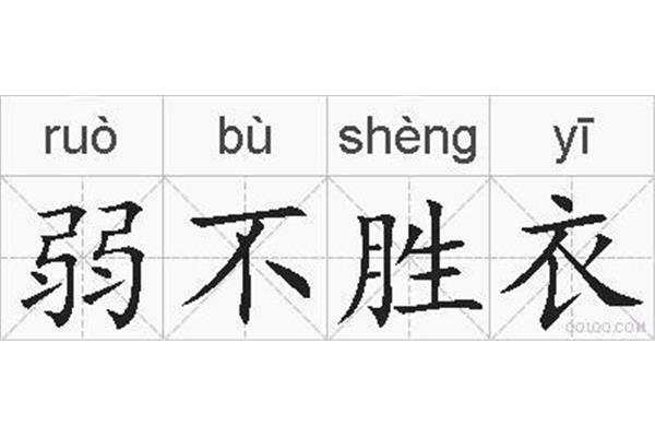 弱的近义词