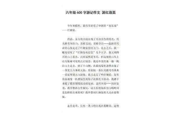 摘抄作文600字