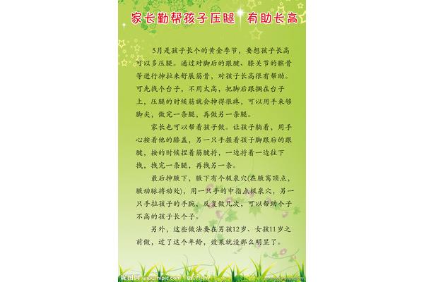 压腿有助于长高吗