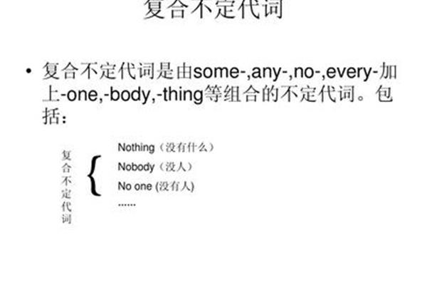 不定代词的用法