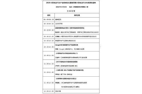 会议议程格式