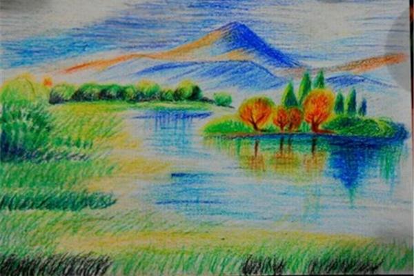 蜡笔画图片大全
