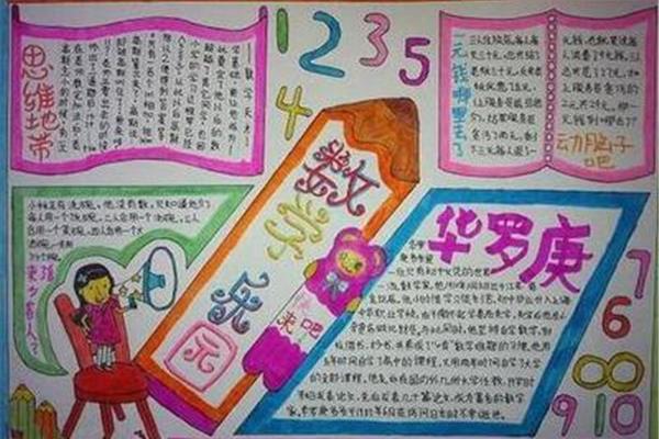 怎么画数学手抄报