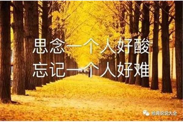 想念一个人的说说