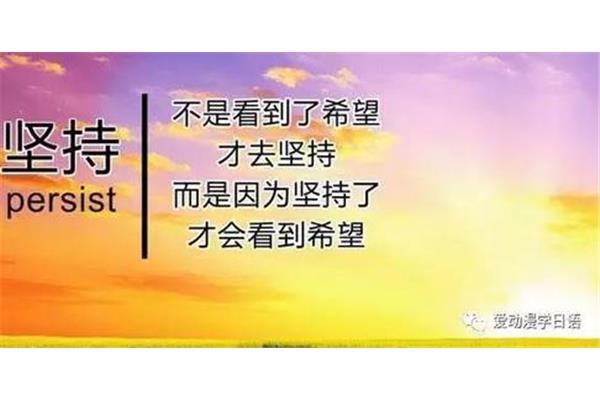 毅力的意思是
