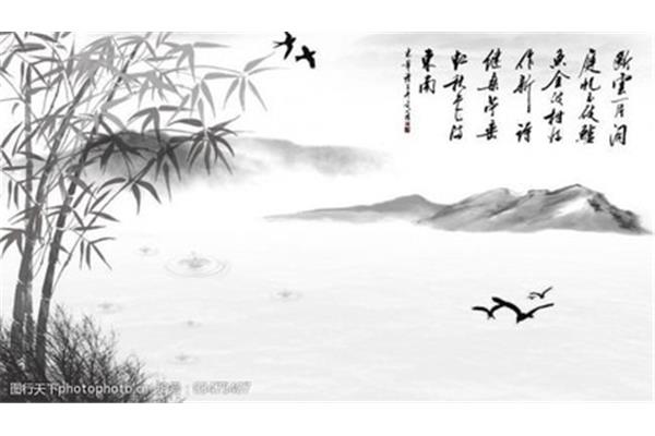 竹子的诗词
