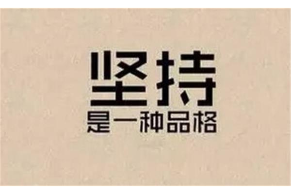 毅力的意思是