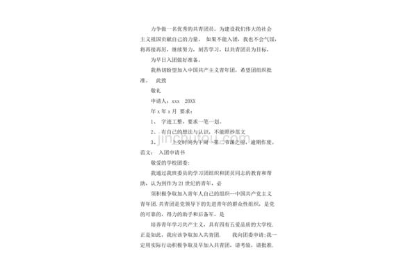 入团的动机和理由