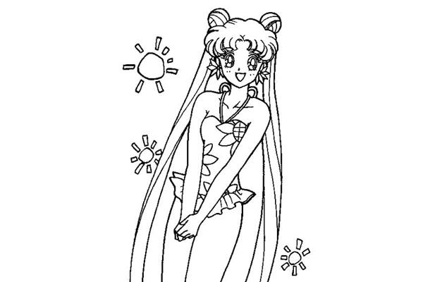 美少女简笔画