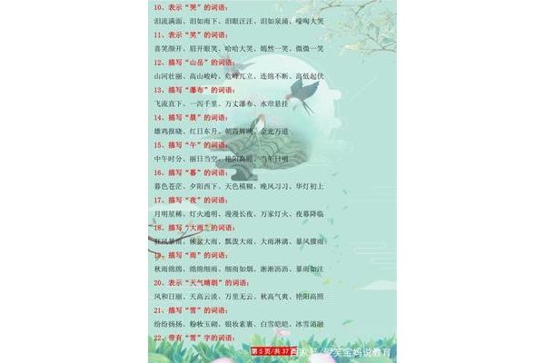 与哭有关的词语