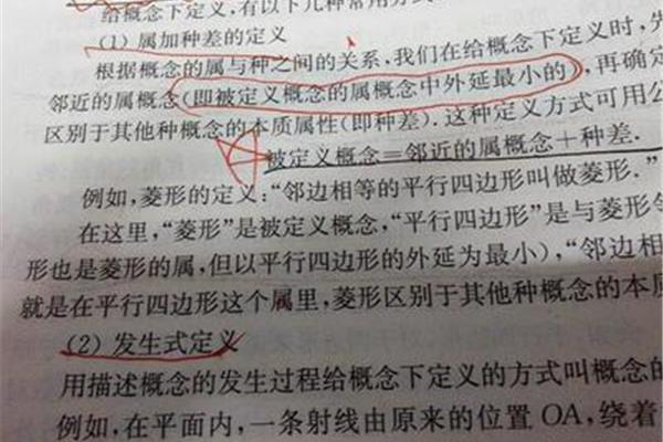 属加种差定义法