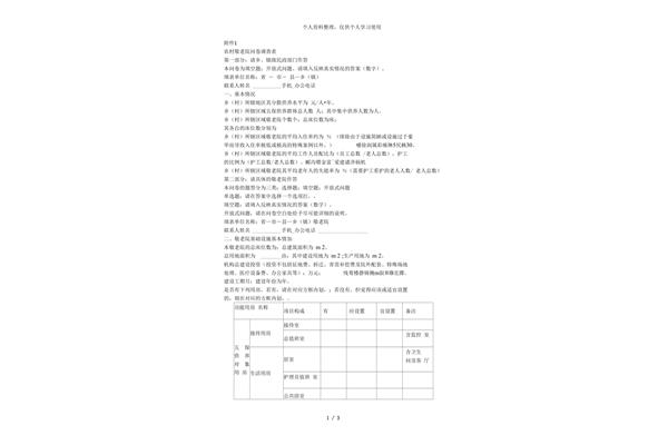 乡村振兴调查问卷