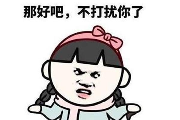 不打扰你了
