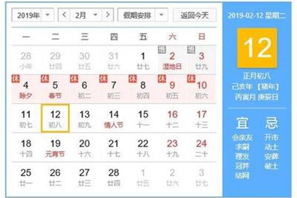 今天阴历初几