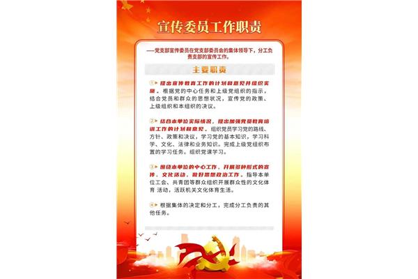 宣传委员的职责