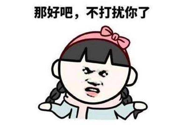 不打扰你了