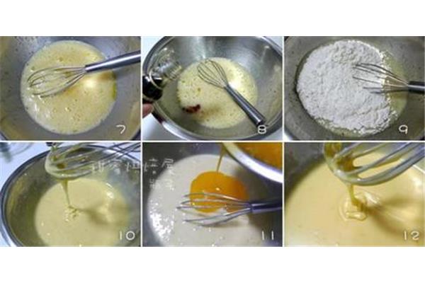 蛋糕的制作过程