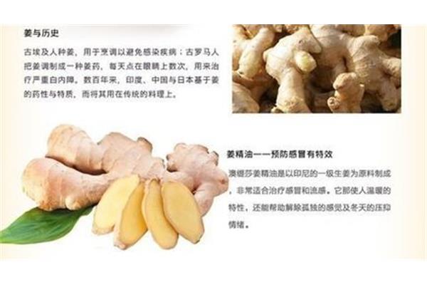 姜的功效和作用